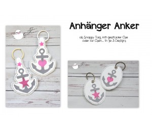 ITH Anhänger - Anker Herz & Stern